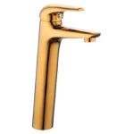Automatic High Golden Washbasin Mixer With Harab