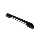 ماسكة خزانة مطبخ ستانلس ستيل قوس، طول 19.2 سم، اسود | روائع المطابخ