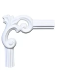 Decorative edge for top cover, size 22x22 cm 