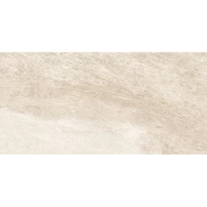 Matte Floor Tiles 30x60 cm, 14 mm Thick, Beige Stone Design | Riyadh Ceramics
