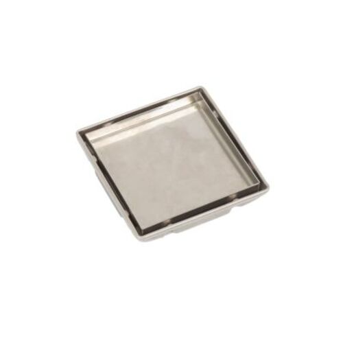 صفاية تصريف مربعة حجم 15×15 سم لون كروم | N116.503