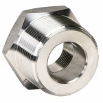 Hexagon Bushing, Size 3/4x 1 inch, Grainger Approved, Silver 