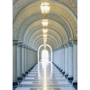 Wall Mural Classic Design 183×254 cm Beige Color | Balbaid Decor Company