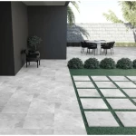 Porcelain Floor Tiles Size 60x60 cm, Thickness 20 mm, Light Gray | Saudi ceramics