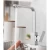 Modern Square Kitchen Washbasin Mixer 31cm, Chrome