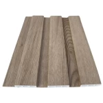 Synthetic Wood Decor, Size 20 × 290 cm, Brown Color, Model 210-125