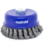 Braided Wire Cup Brush, Size 4 Inch