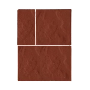 Bailisan Interlock Paver Tiles Thickness 6 cm Dark Red Color, Sizes 333.5×221 mm / 221×221 mm / 221×108.5 mm | Artic