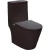 Floor Mounted WC Tifani Brand Matte Black Color Size 79×37×69 cm