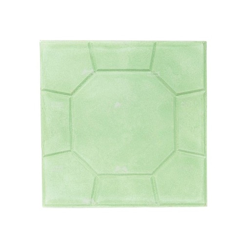 Cement Decorative Tile Geometric Design 40x40x4 cm Light Green | Al Sarif Building Materials