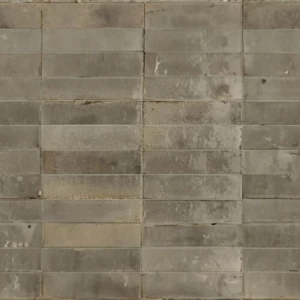 Italian Gloss Ceramic Floors 24x6 cm, Stone Design, Gray Color | 