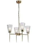 ثريا كريستال نيو كلاسيك، مقاس 80×58 سم، لون ذهبي