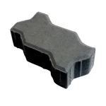 بلاط رصيف انترلوك يوني  براند الارمك  سمك  8 سم اللون اسود