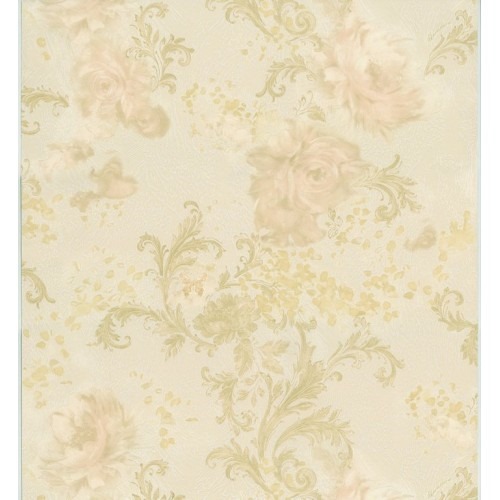 Italian Wallpaper 10m x 0.73m Creamy Color, Model 24021 | Balbaid Decor Company
