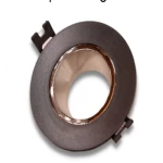 فريم سبوت لايت مفرد، قطر 9 سم، لون أسود