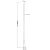 Single arm lighting pole, length 10 m, thickness 4 mm base 400 mm