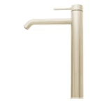 Washbasin Faucet Long Height 31.35 cm, Depth 21.2 cm, Matt Nickel
