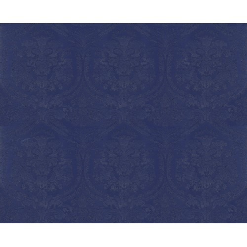 Italian Wallpaper 10.05m x 1.06m Dark Blue, Model TCW007TCAIBU0018 | Balbaid Decor Company