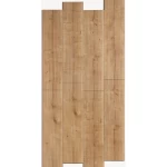 Wooden parquet floors, brown color, size 128.5x32.7x0.8 cm, model 381748