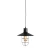 Classic Ceiling Pendant, Size 26x28 cm, black color