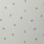 ورق حائط ورود طول 15.6 م، عرض 106 سم، لون احمر مع ورود بنفسجي ورمادي