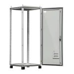 اطار صندوق كهربائي حديد مجلفن باب واحد، ارتفاع 2150 مم، عرض 800 مم، عمق 600 مم، سمك 2 مم | الفنار