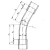 UPVC Plastic Long Bend Elbow 11° External Diameter 25 mm, Gray | AGM Factory - Image 2
