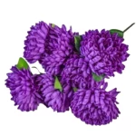 Artificial Rahee Flower Bouquet, Purple color, Size 48 cm