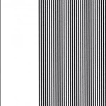 Wallpaper, Striped Design, Black and white Color, Size 10m×53cm 