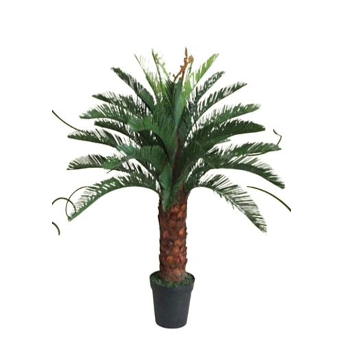 Artificial Cycas Palm 12x11.5 cm, Green Color | Luxury line