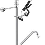 Italian Wall Tap for Restaurants and Hotels , Chrome Color