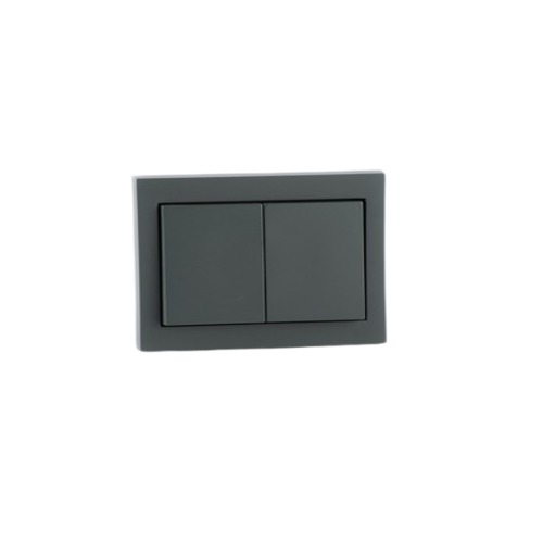 Double Switch K1 10 Ampere Black Finish, Size 7×14 cm | N0602B