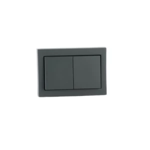 Double Switch K1 10 Ampere Black Finish, Size 7×14 cm | N0602B