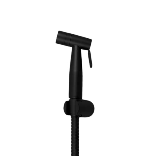 Bidet Mixer Stainless Metal 304, 1.2 m Hose, 15 Bar Pressure, Matte Black, 7.5×13.1 cm | 