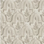 ورق جدران بلجيكي لون بيج تصميم شرقية، مقاس 10 م×0.53 م