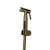 Stainless Steel 304 Bidet Mixer, Equipped with 1.2m Hose, Shiny gold Color, Size 7.2 × 12.9 cm, Withstands 15 Bar Pressure