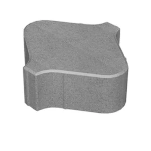 Sinus Shape Interlock Paver Tile 22x24 cm, Thickness 8 cm, Grey | AL ARMAK COMPANY