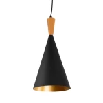 Decorative Ceiling Light, size 19x38 cm, black color