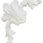 PU Foam Ceiling Decorative Cornices, Size 21x21 cm, White Color | Zakharef factory