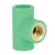 PPR Tee with Female Insert AL Watania Brand  Size  32 mm × 3/4   inch   Color Green