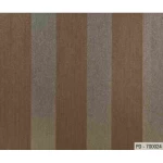 Striped wall covering brown color, length 10m, width1.06 m, model 700024