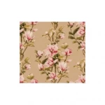 Wall decoration floral design, size 10 m x 0.53 m, beige color, model TR20905