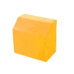 HALF CURBSTONE, length 30 cm × width 25 cm × thickness 15 cm, yellow color 