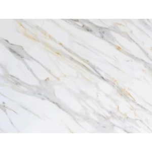 Elegant Marble Alternative 1.22 × 2.90 m White with Grey | Classhouse for Decorations