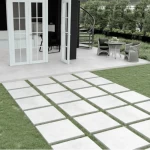 Outdoor Porcelain Floor Tiles Size 60x60 cm, 20 mm Thick, Light Gray | Saudi ceramics