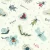 Wallpaper, green color, children's design, size 10 m x 0.53 m