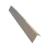 Aluminum Corner Accessory for Flooring, Size 240x2x2 cm, grey Color