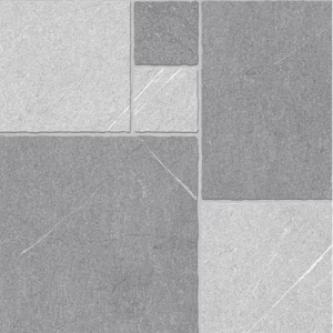 Ceramic Tile 14 mm Thickness 60x60 cm Gray Stone Design | Riyadh Ceramics