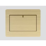 مفتاح كبس مفرد ارت دي ان اي E62، لون ذهبي، مقاس 7×7 سم، 16 أمبير