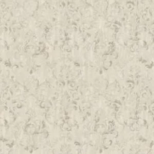 Vinyl Wallpaper Patterned Design 15.6m × 106 cm Dark Beige | Luxury line